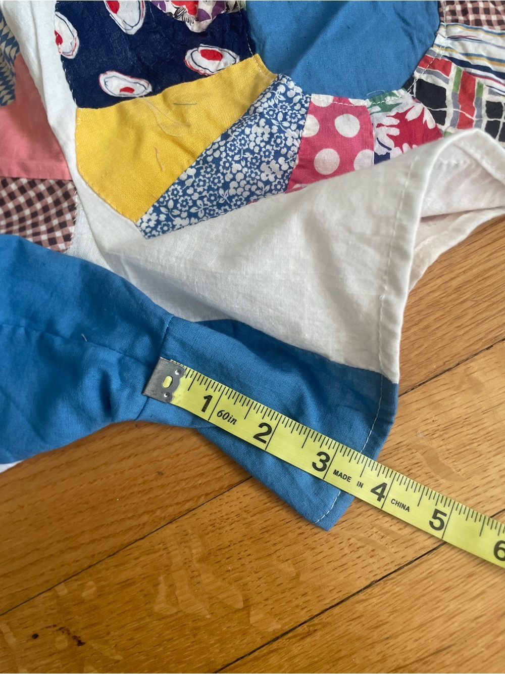 Handmade Quilted Flower Shorts - Picture 5 of 6